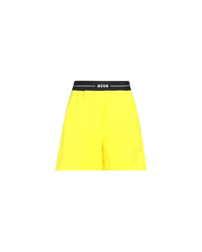 MSGM HOSEN & RÖCKE - Shorts & Bermudashortsauf YOOX.COM Gelb