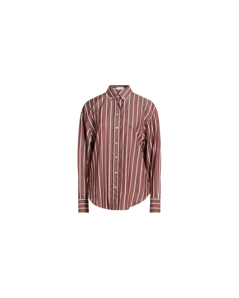 Brunello Cucinelli TOPS - Hemdenauf YOOX.COM Bordeaux