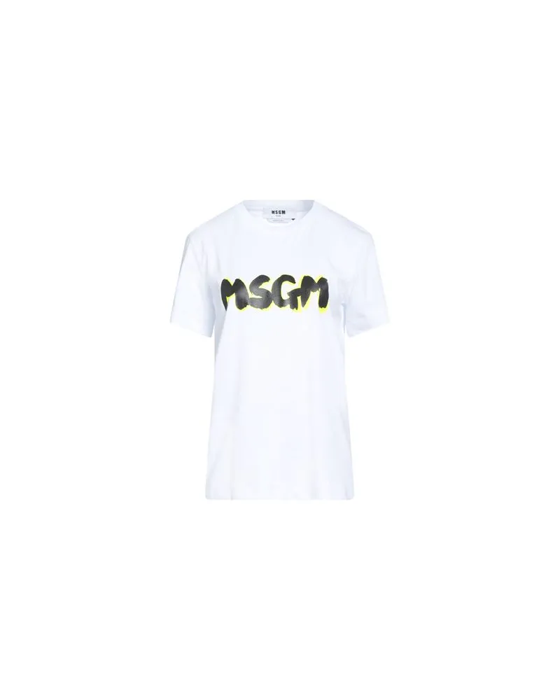 MSGM TOPS - T-shirtsauf YOOX.COM Weiß