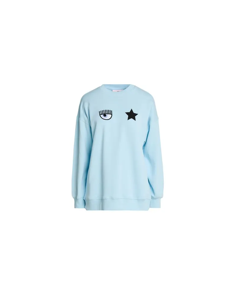 Chiara Ferragni TOPS - Sweatshirtsauf YOOX.COM Himmelblau
