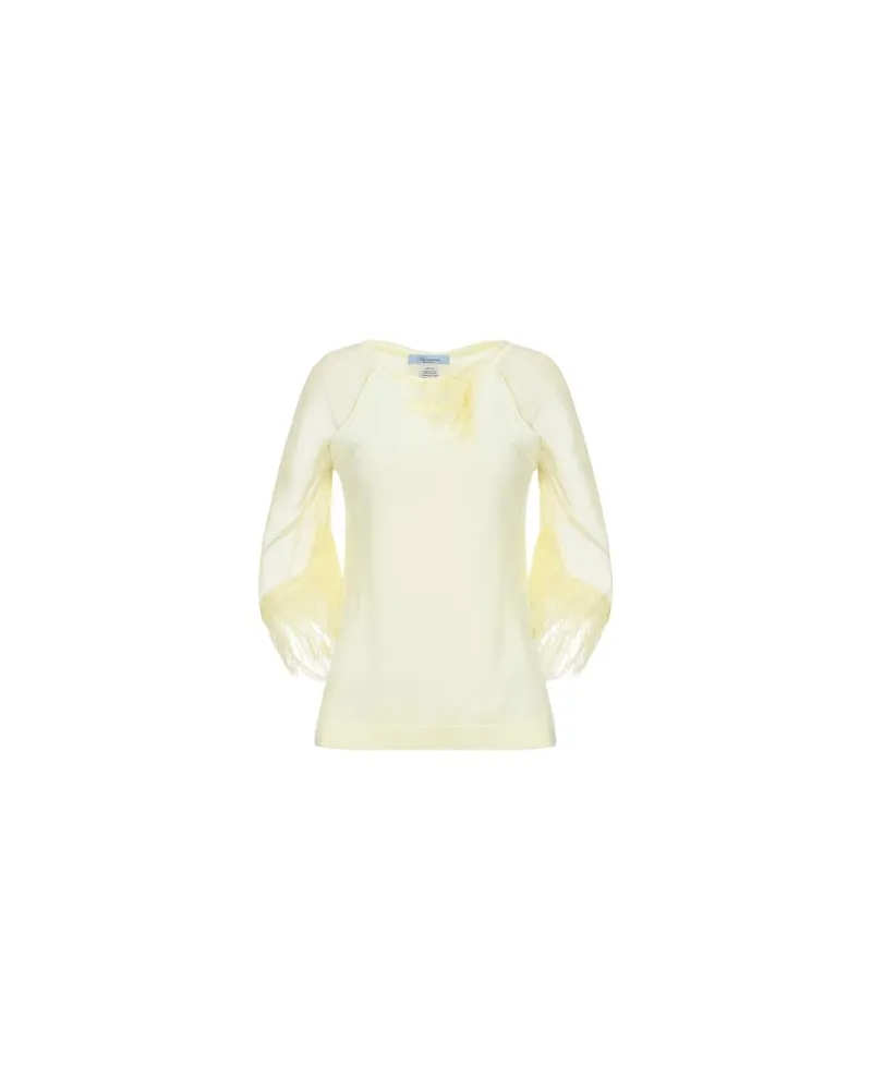 Blumarine STRICKWAREN - Pulloverauf YOOX.COM Pastellgelb