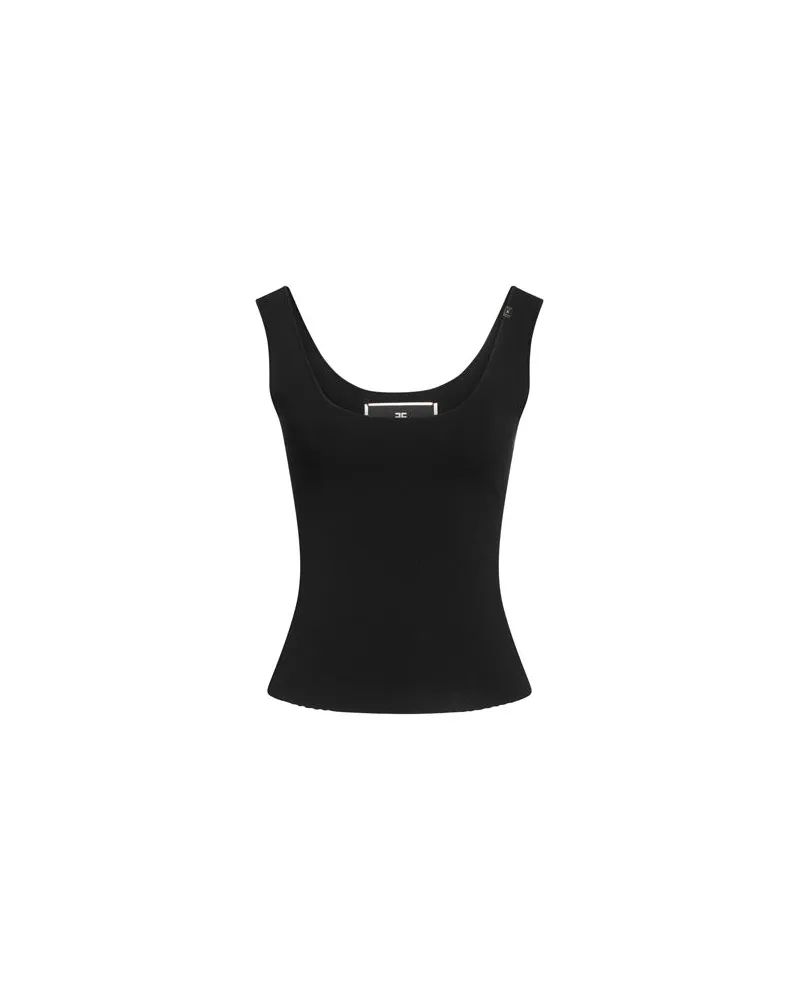 Elisabetta Franchi TOPS - Topsauf YOOX.COM Schwarz