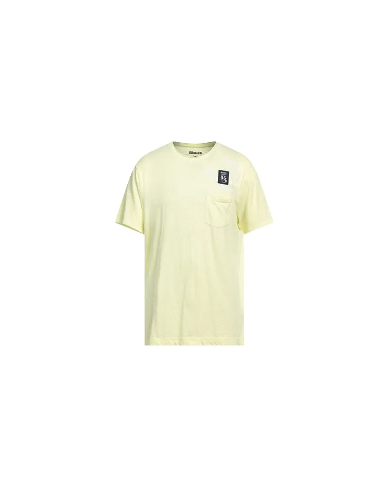 Blauer TOPS - T-shirtsauf YOOX.COM Pastellgelb