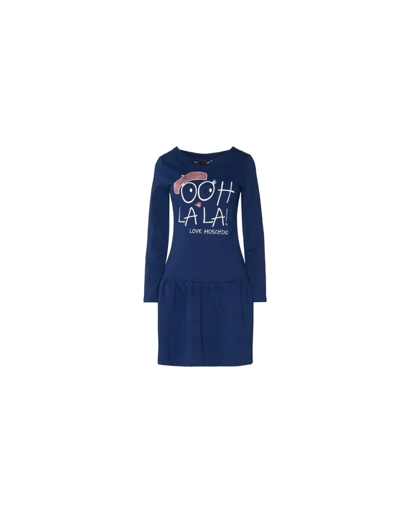 Moschino KLEIDER - Mini-Kleiderauf YOOX.COM Marineblau