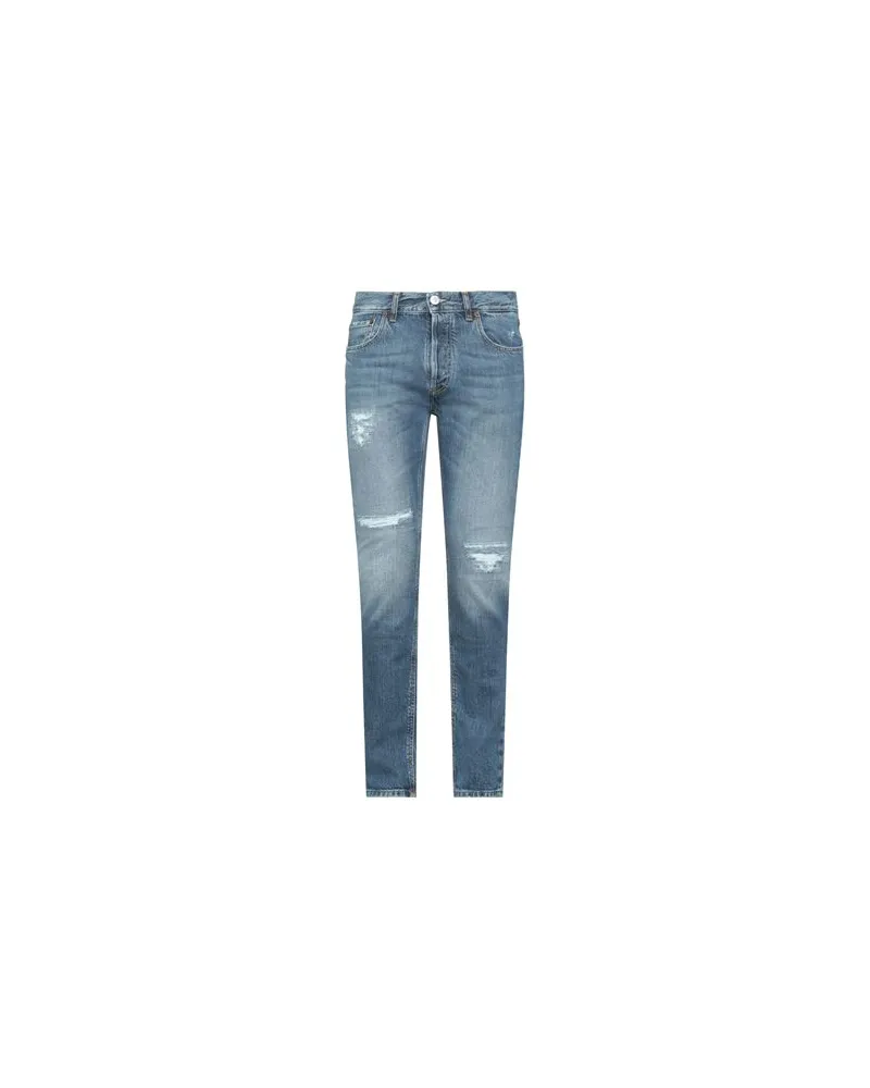PMDS PREMIUM MOOD DENIM SUPERIOR HOSEN & RÖCKE - Jeanshosenauf YOOX.COM Blau