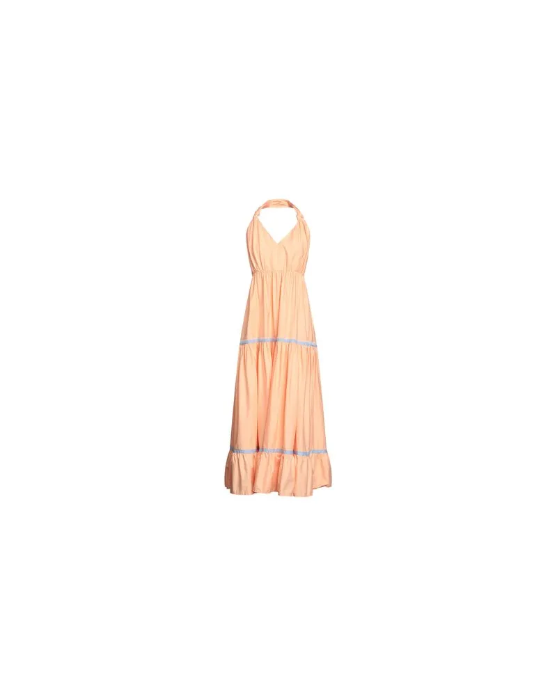 Alessia Santi KLEIDER - Maxi-Kleiderauf YOOX.COM Pfirsich