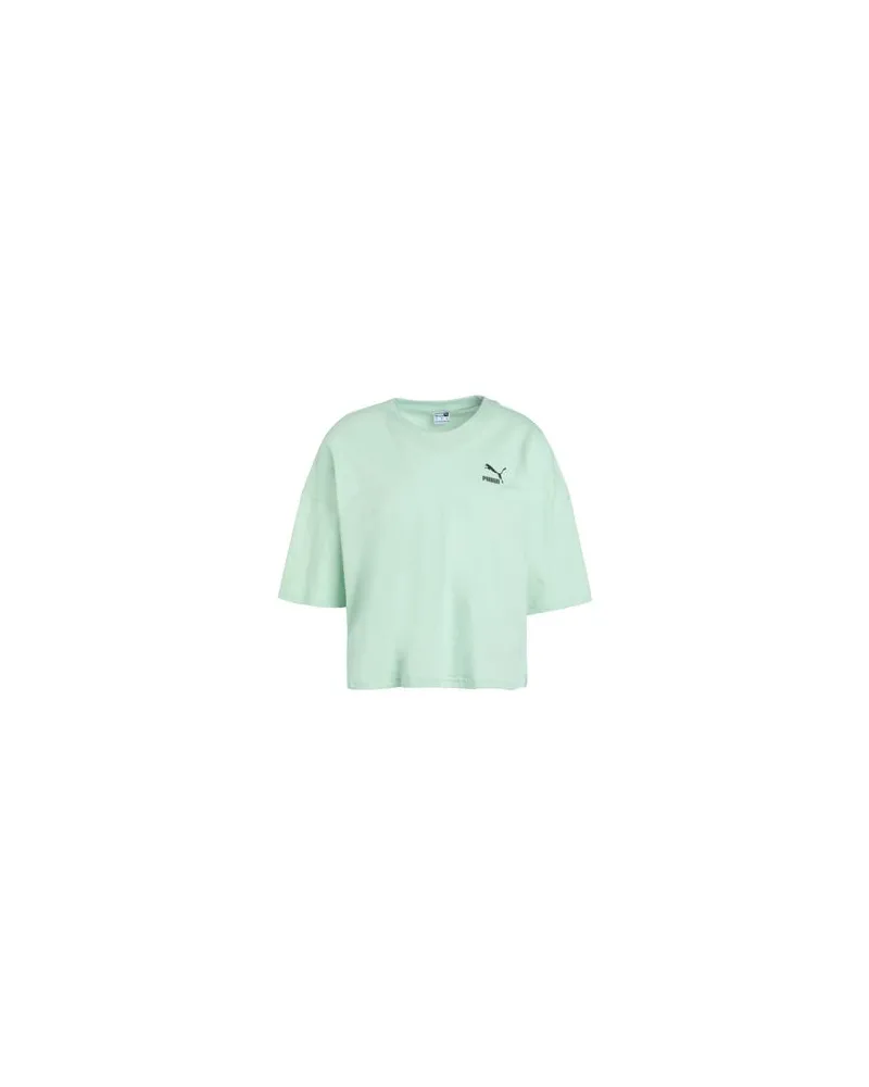 Puma DARE TO FEELIN XTRA Oversized Tee - TOPS - T-shirtsauf YOOX.COM Säuregrün