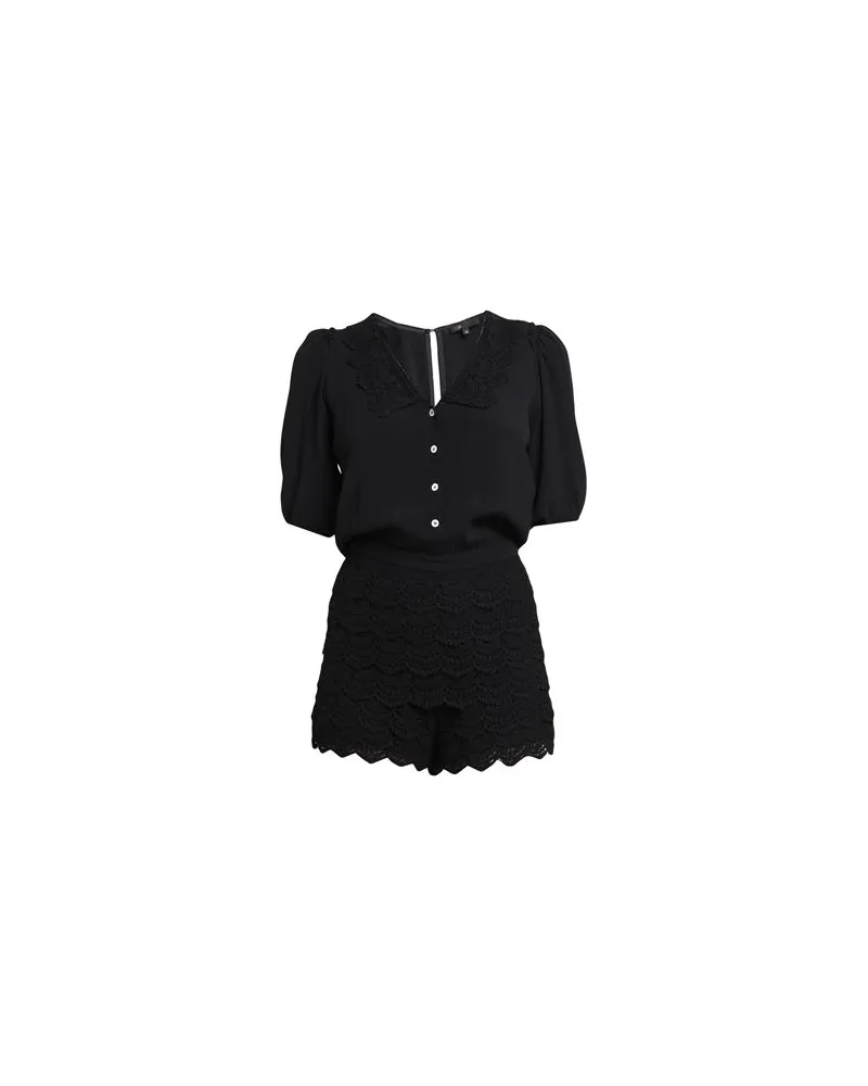 Maje OVERALLS - Jumpsuitsauf YOOX.COM Schwarz