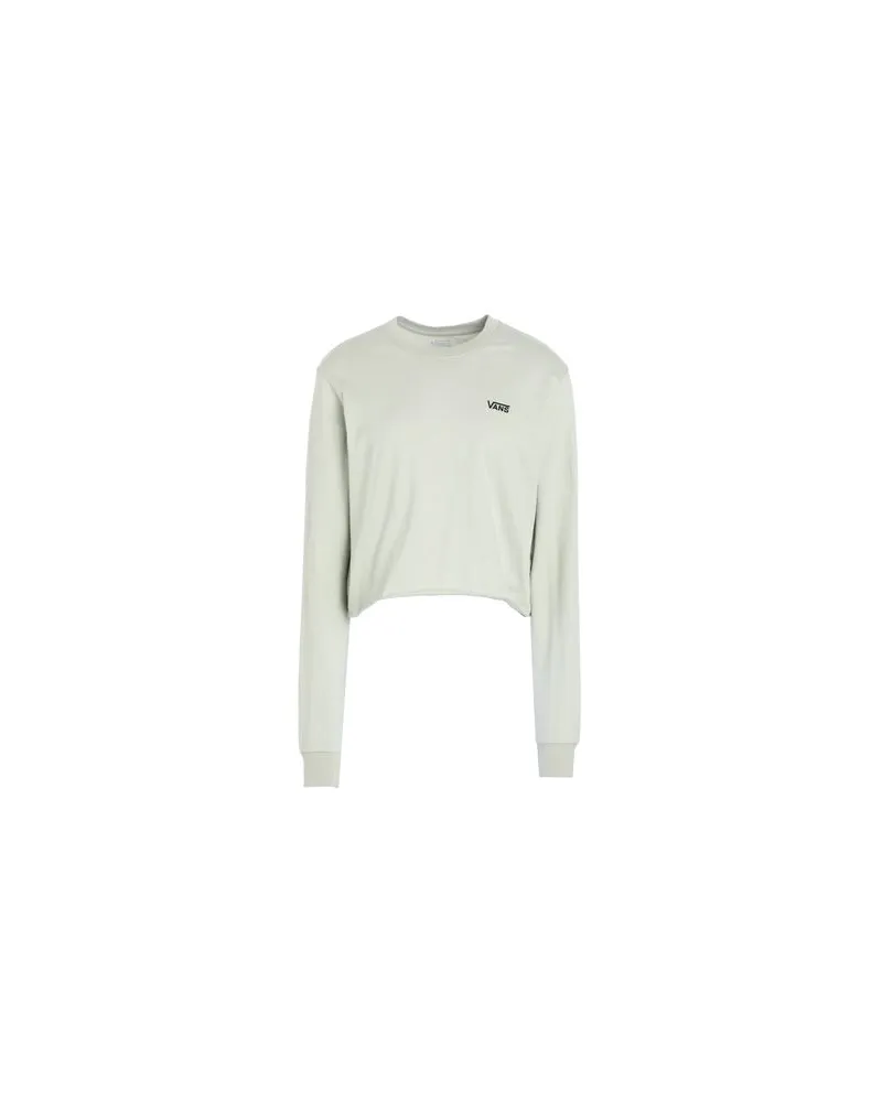 Vans WM JUNIOR V LS CROP  - TOPS - Sweatshirtsauf YOOX.COM Salbeigrün