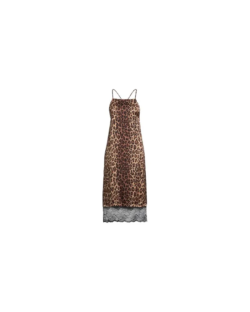 VICOLO KLEIDER - Midi-Kleiderauf YOOX.COM Braun