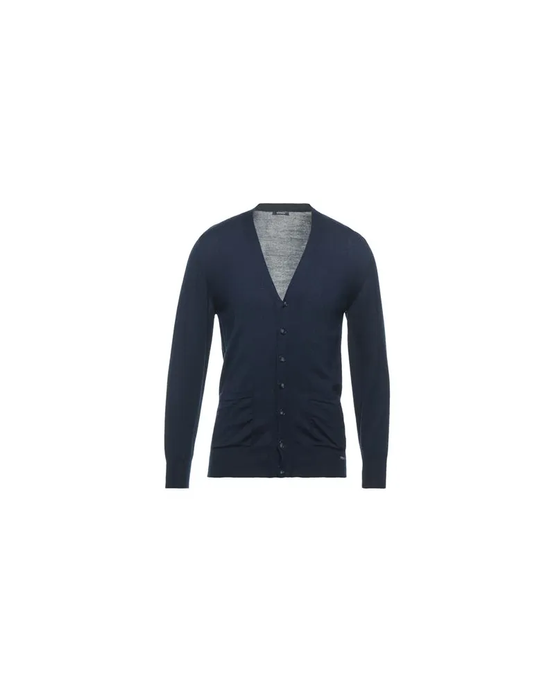 OFFICINA 36 STRICKWAREN - Strickjackenauf YOOX.COM Nachtblau