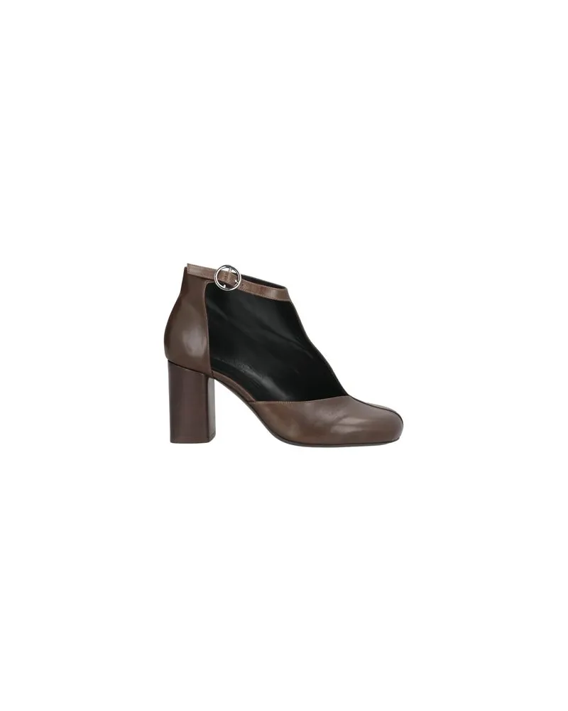 Christophe Lemaire SCHUHE - Stiefelettenauf YOOX.COM Schokobraun