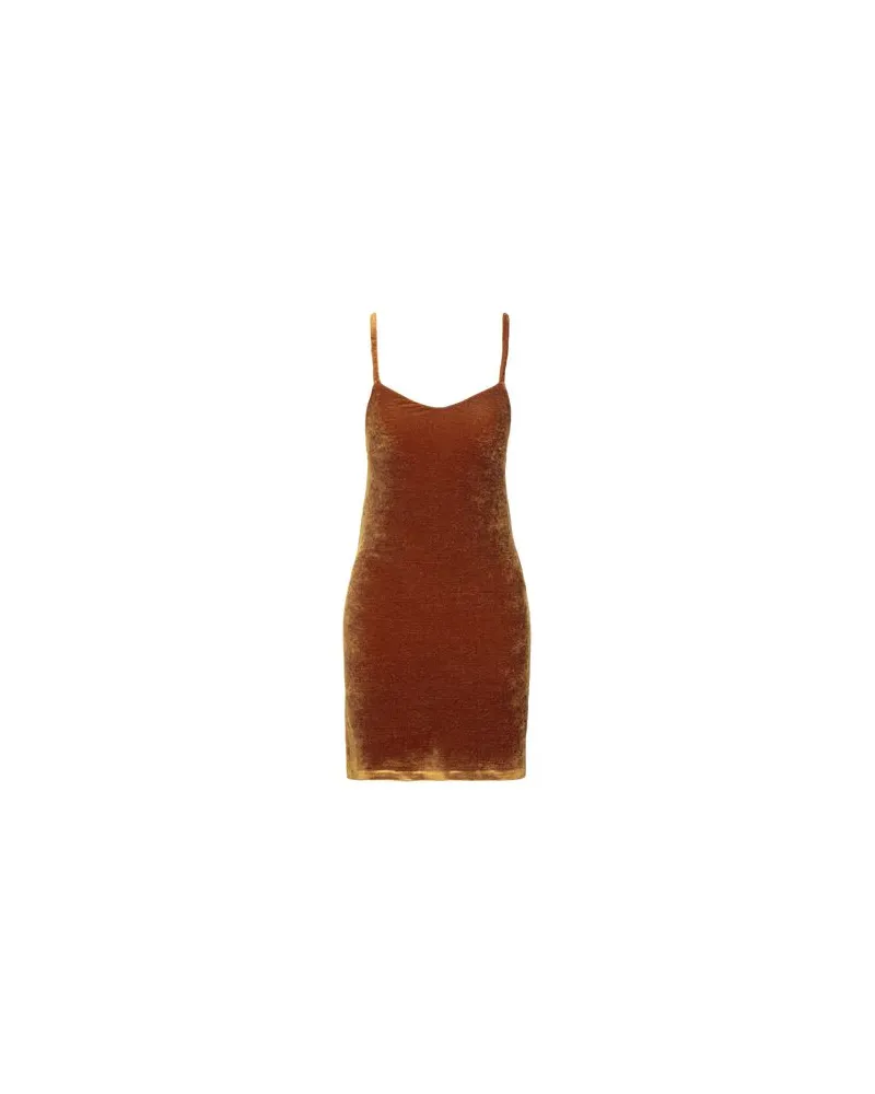 Dondup KLEIDER - Mini-Kleiderauf YOOX.COM Braun