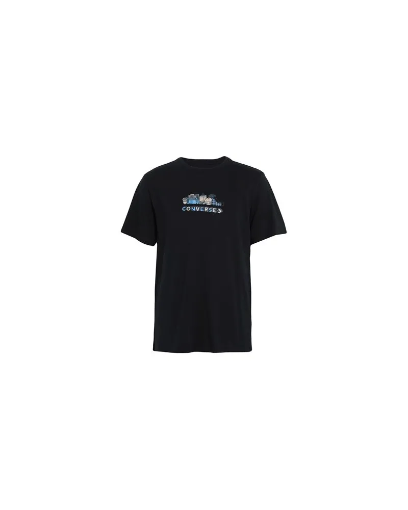 Converse CITY TOUR TEE - CITY TOUR TEE - TOPS - T-shirtsauf YOOX.COM Schwarz