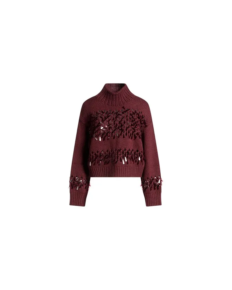 Brunello Cucinelli STRICKWAREN - Rollkragenpulloverauf YOOX.COM Bordeaux