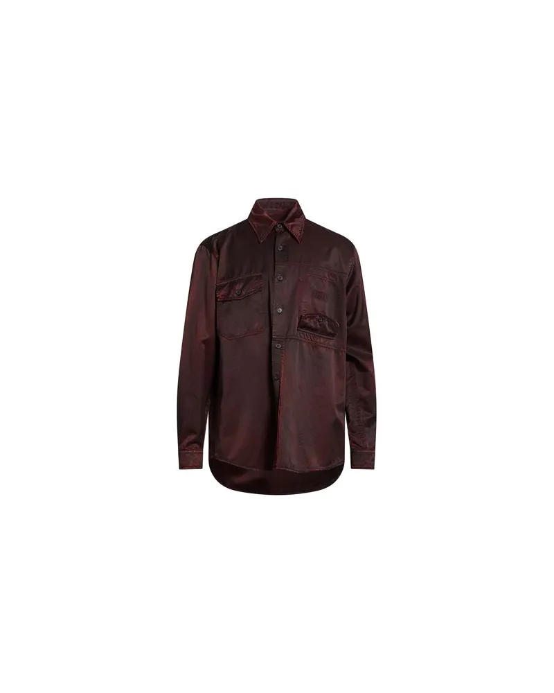 Maison Margiela TOPS - Hemdenauf YOOX.COM Ziegelrot
