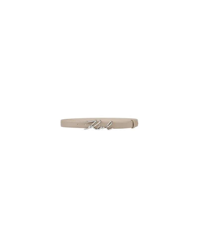 Karl Lagerfeld K/SIGNATURE SM HIP BELT  - Kleinlederwaren - Gürtelauf YOOX.COM Beige