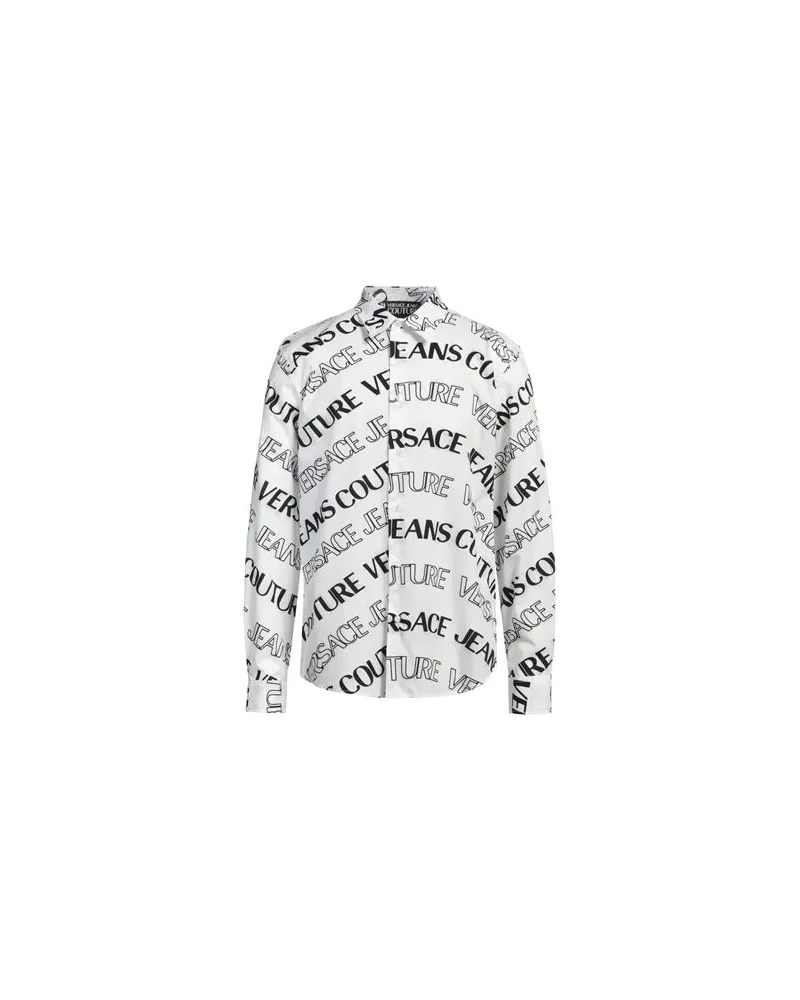 Versace Jeans TOPS - Hemdenauf YOOX.COM Weiß