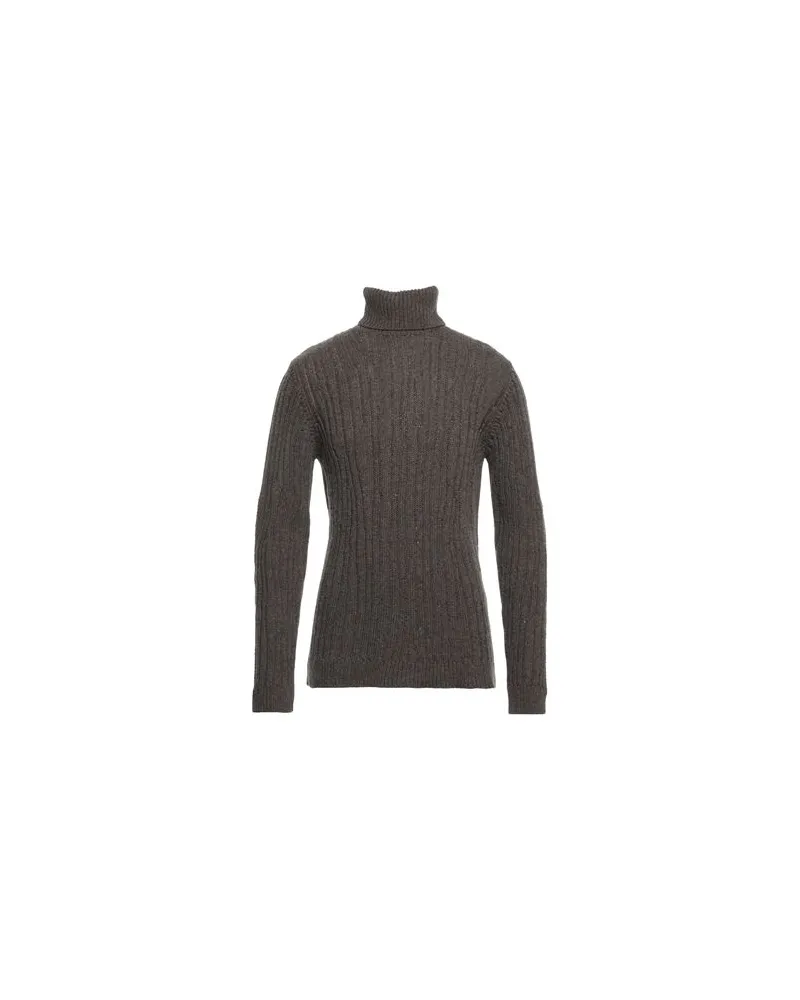 Paolo Pecora Milano STRICKWAREN - Rollkragenpulloverauf YOOX.COM Dunkelbraun