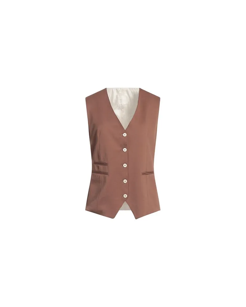 CIRCOLO 1901 ANZÜGE und CO-ORDS - Couture-Westenauf YOOX.COM Schokobraun