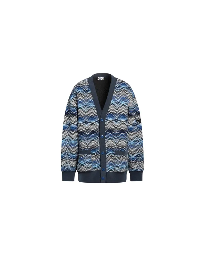 Missoni STRICKWAREN - Strickjackenauf YOOX.COM Blau