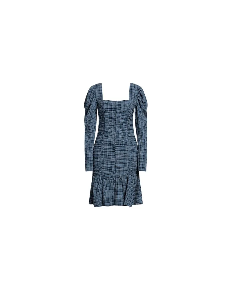 Ganni KLEIDER - Midi-Kleiderauf YOOX.COM Taubenblau