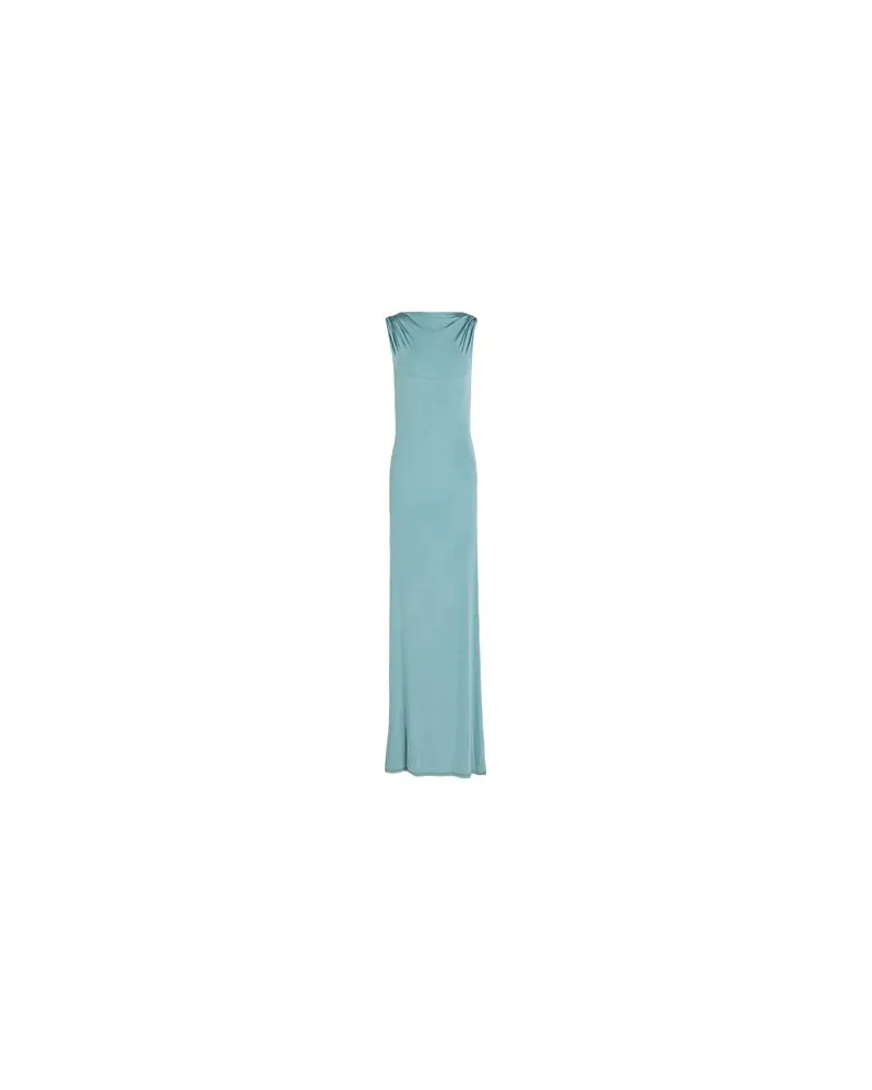ATLEIN KLEIDER - Maxi-Kleiderauf YOOX.COM Himmelblau