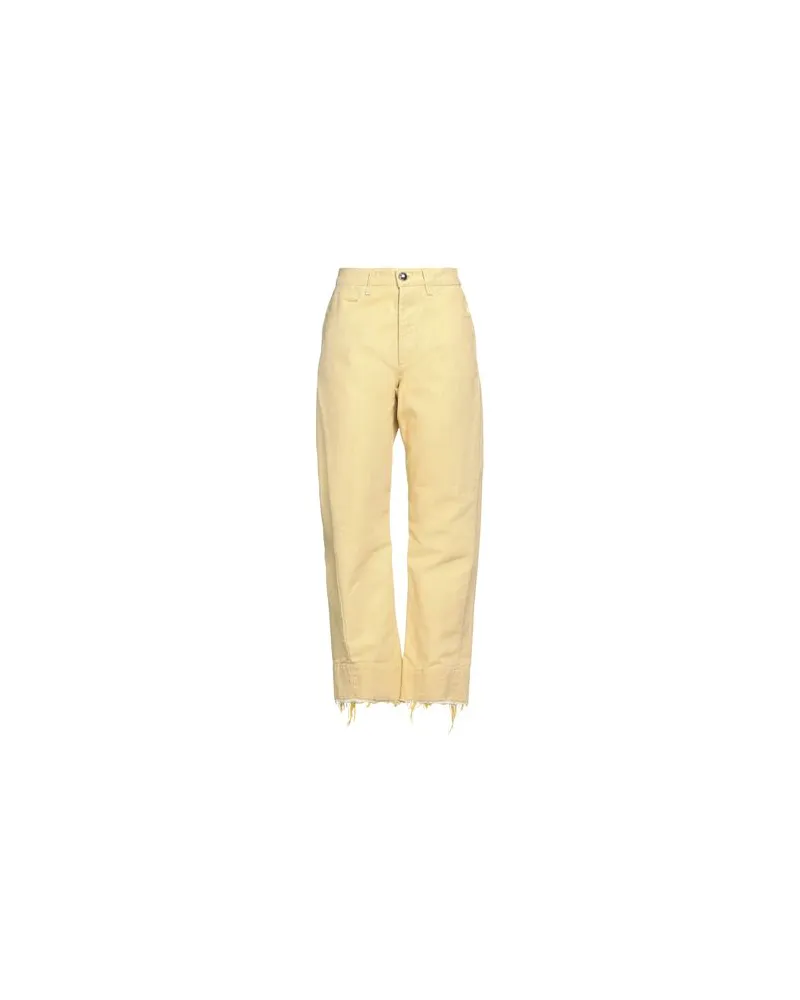 Jil Sander HOSEN & RÖCKE - Jeanshosenauf YOOX.COM Gelb