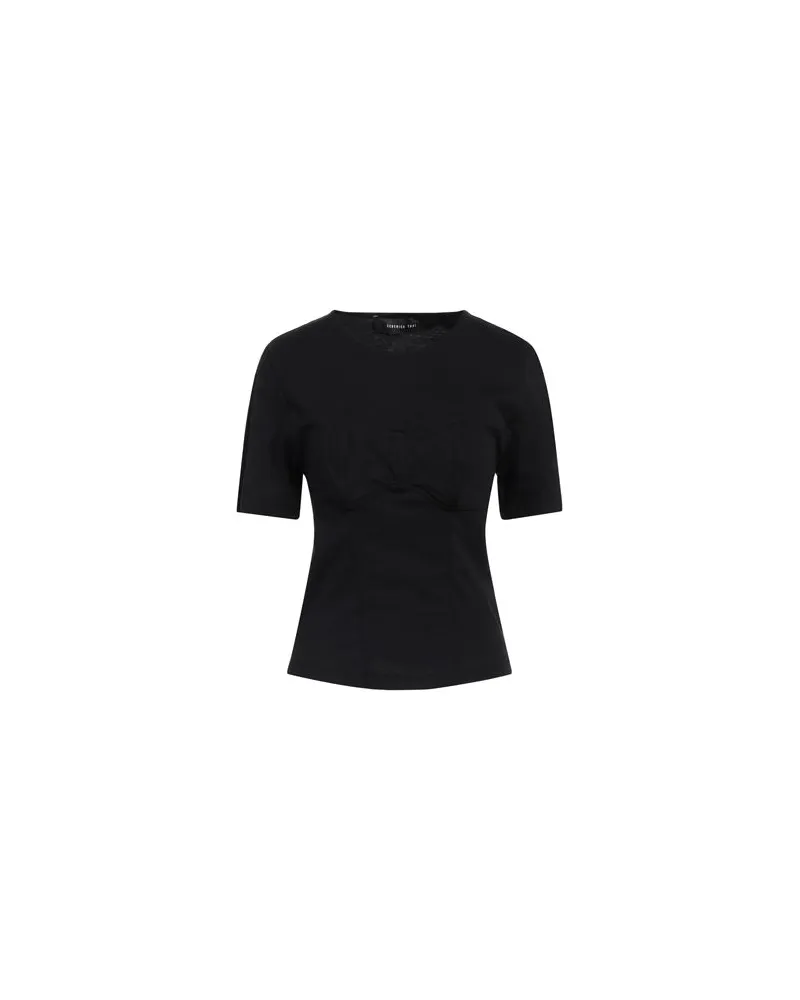 Federica Tosi TOPS - T-shirtsauf YOOX.COM Schwarz