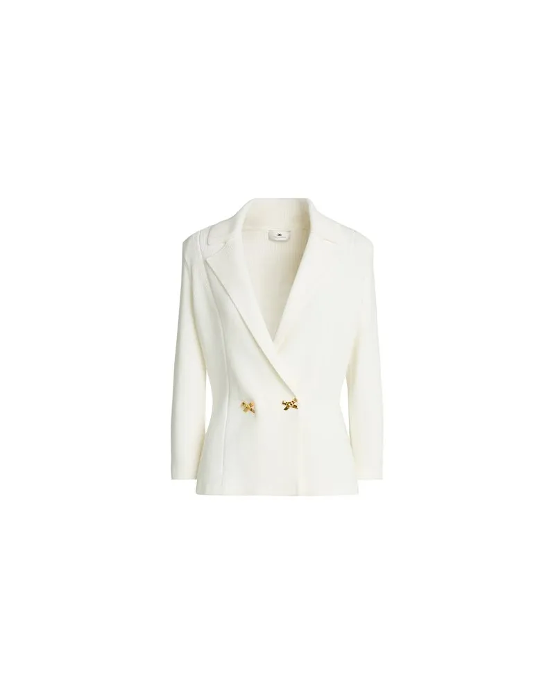 Elisabetta Franchi ANZÜGE und CO-ORDS - Blazersauf YOOX.COM Elfenbein
