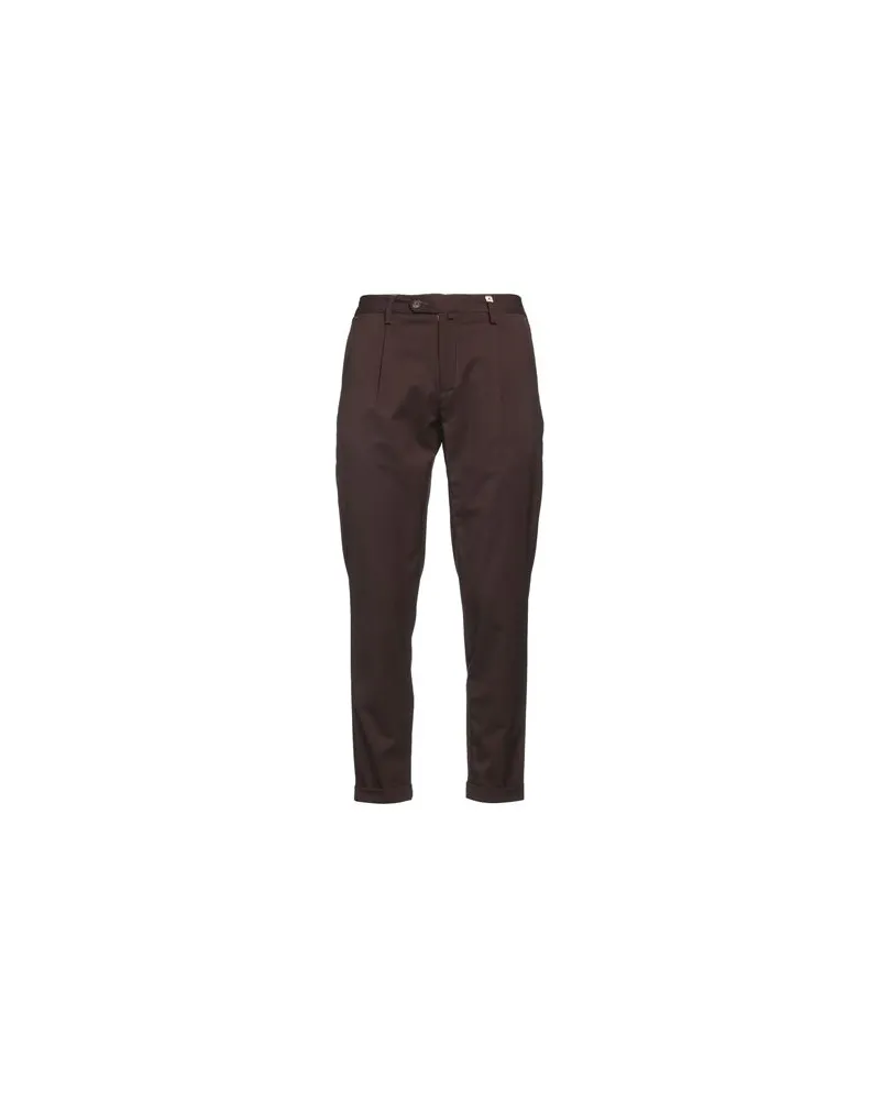 MYTHS HOSEN & RÖCKE - Hosenauf YOOX.COM Dunkelbraun