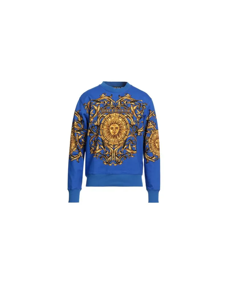 Versace Jeans TOPS - Sweatshirtsauf YOOX.COM Blau