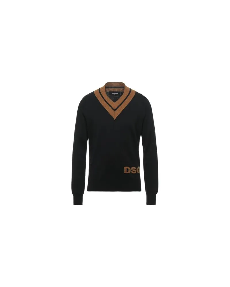 Dsquared2 STRICKWAREN - Pulloverauf YOOX.COM Schwarz