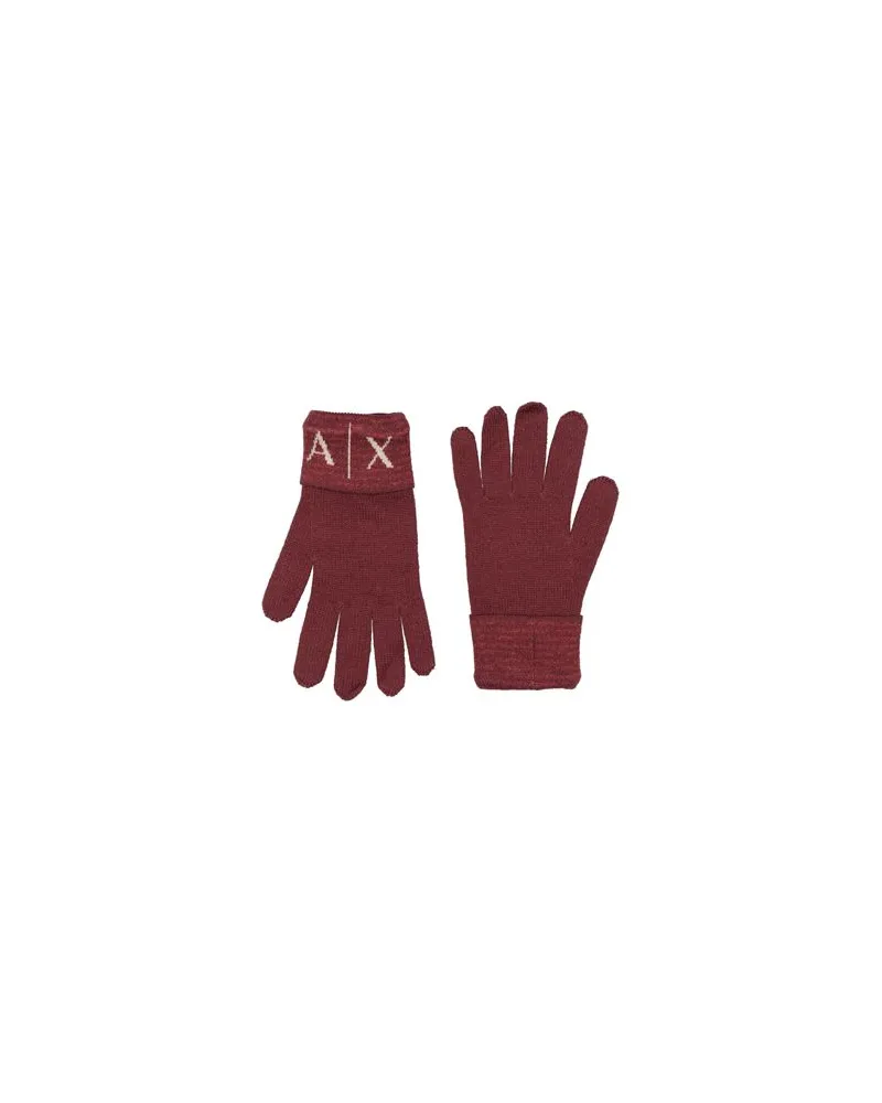 Armani Exchange ACCESSOIRES - Handschuheauf YOOX.COM Bordeaux