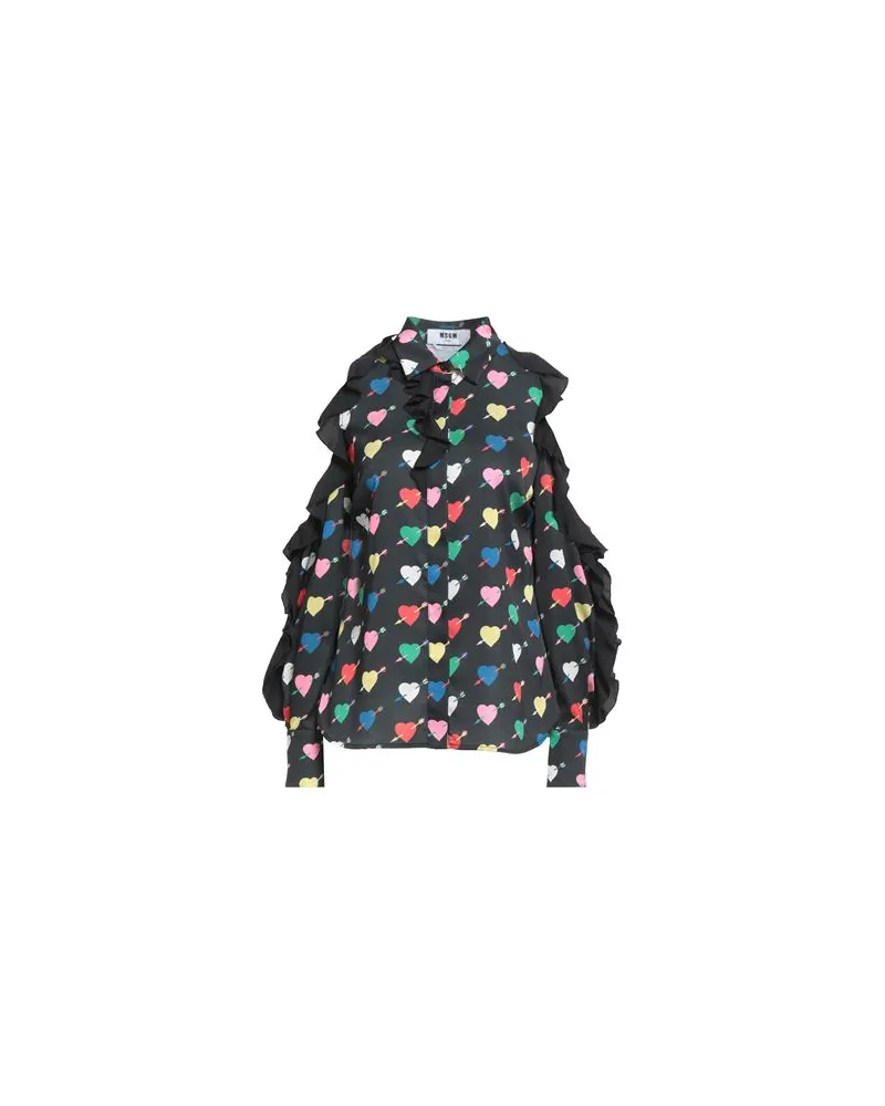 MSGM TOPS - Hemdenauf YOOX.COM Schwarz