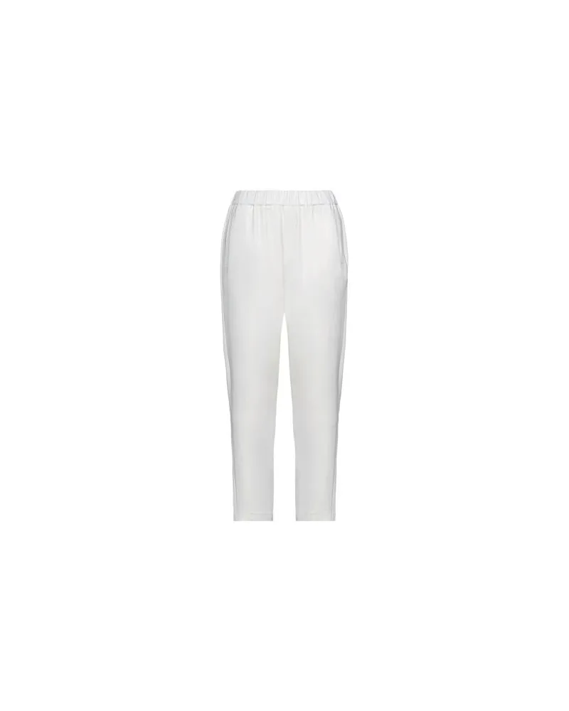 PANICALE Cashmere HOSEN & RÖCKE - Hosenauf YOOX.COM Elfenbein