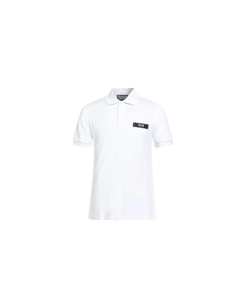 Versace Jeans TOPS - Poloshirtsauf YOOX.COM Weiß