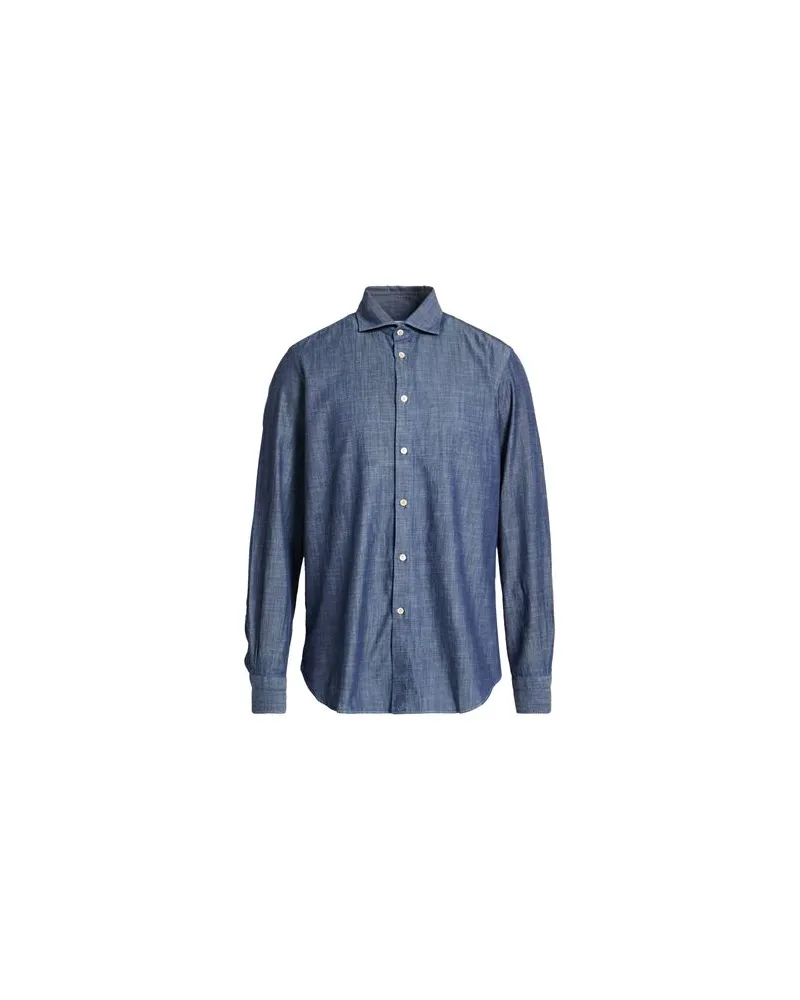 Boglioli TOPS - Jeanshemdenauf YOOX.COM Blau