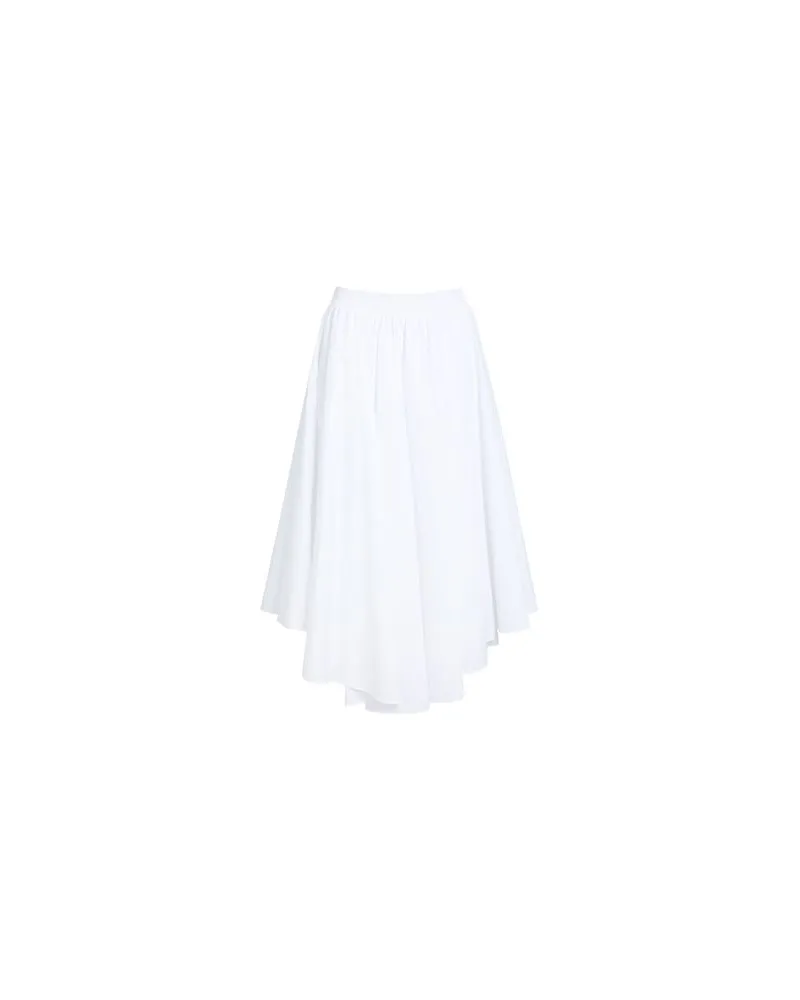 Michael Kors COTTON POPLIN PULL ON SKT  - HOSEN & RÖCKE - Midi-Röckeauf YOOX.COM Weiß