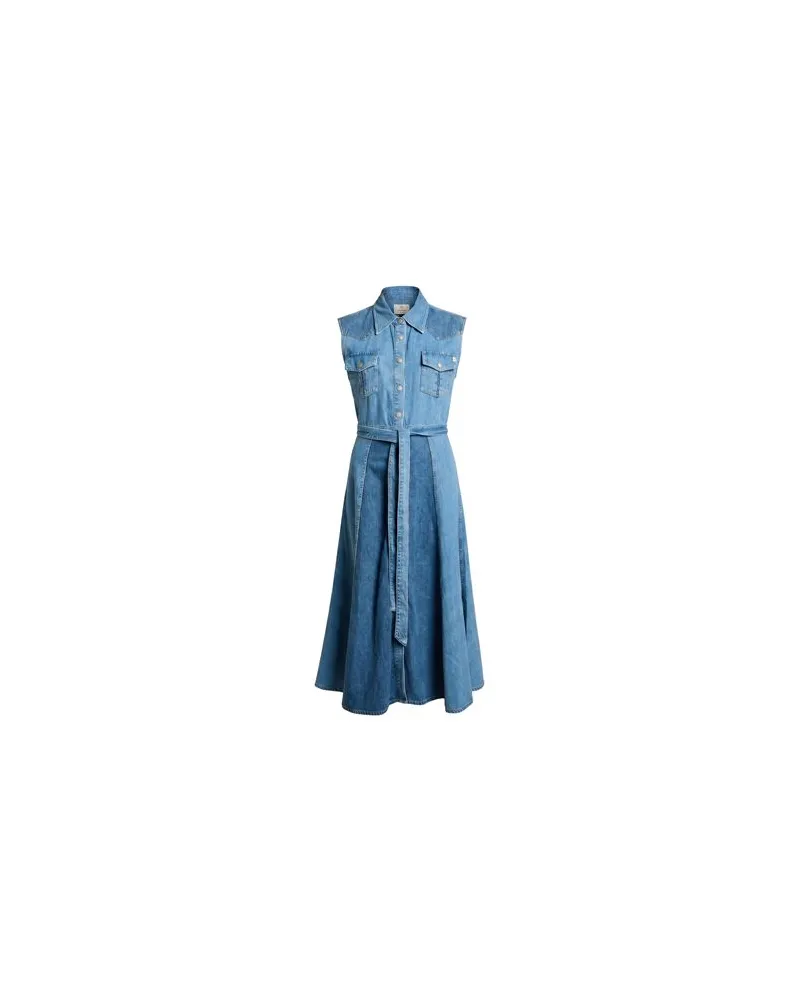 Adriano Goldschmied KLEIDER - Midi-Kleiderauf YOOX.COM Blau