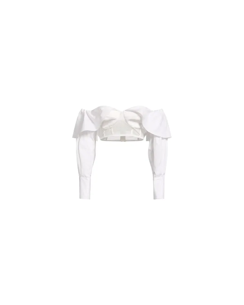 Elisabetta Franchi TOPS - Topsauf YOOX.COM Weiß
