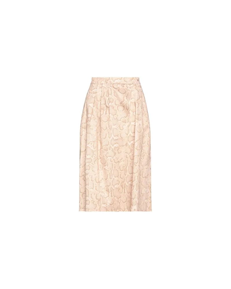 Elisabetta Franchi HOSEN & RÖCKE - Midi-Röckeauf YOOX.COM Beige
