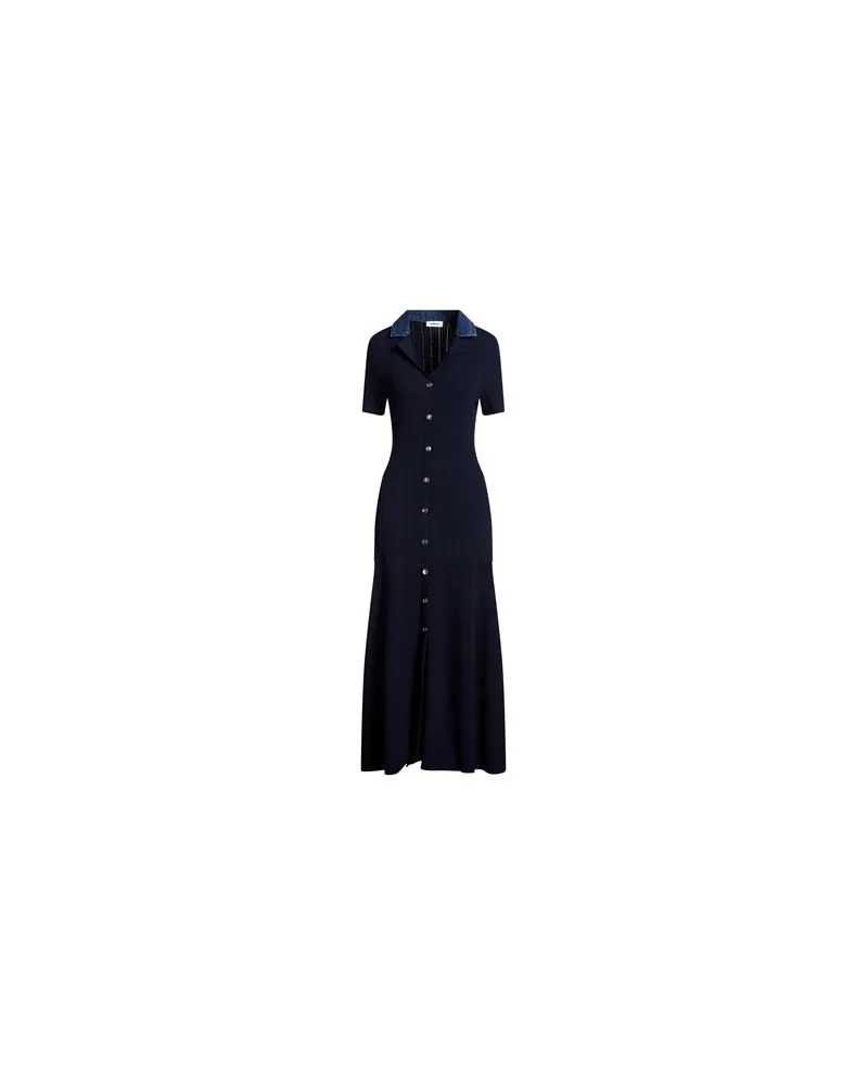 Sandro KLEIDER - Maxi-Kleiderauf YOOX.COM Marineblau