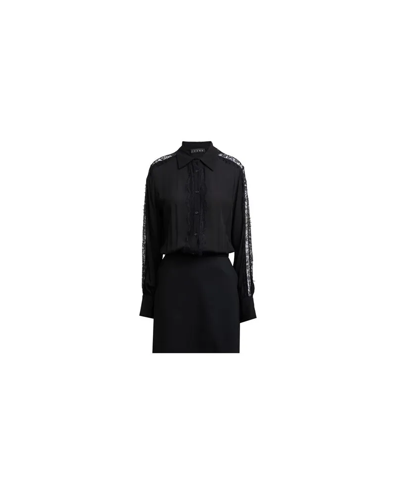 Icona By Kaos KLEIDER - Mini-Kleiderauf YOOX.COM Schwarz