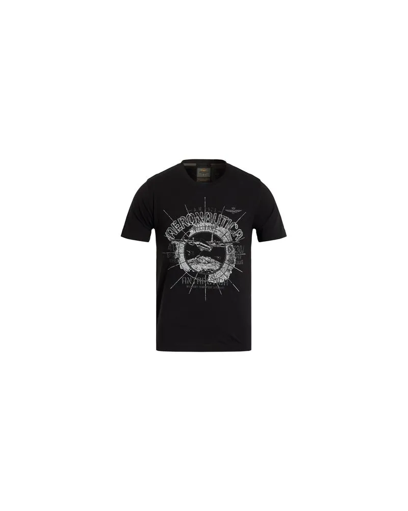 Aeronautica Militare TOPS - T-shirtsauf YOOX.COM Schwarz