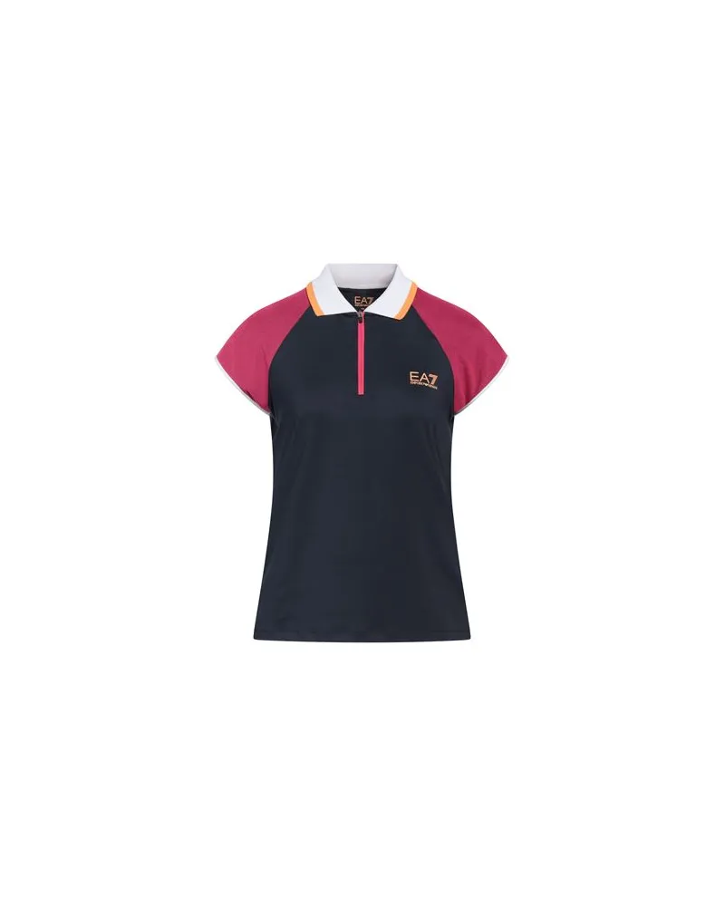 EA7 TOPS - Poloshirtsauf YOOX.COM Marineblau