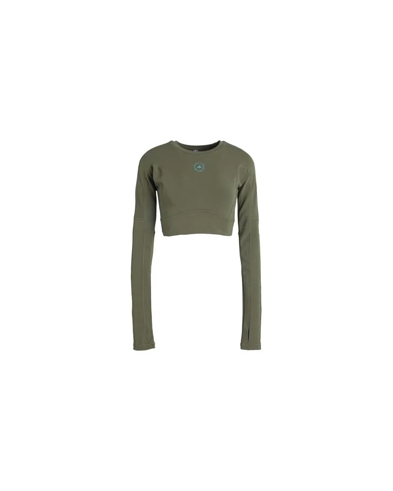 adidas aSMC TST CROP L  - TOPS - T-shirtsauf YOOX.COM Militärgrün