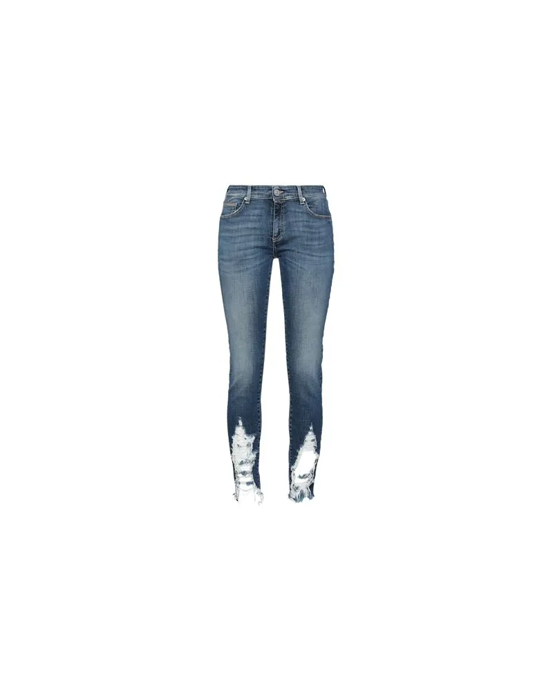 Care Label HOSEN & RÖCKE - Jeanshosenauf YOOX.COM Blau