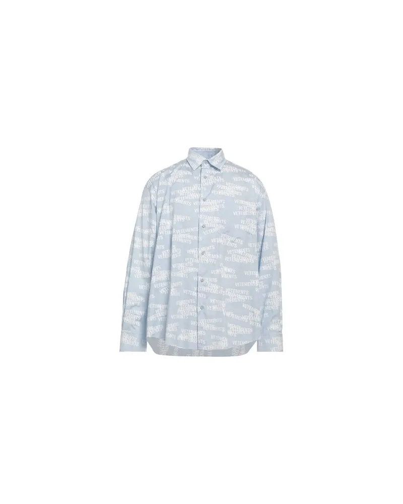 VETEMENTS TOPS - Hemdenauf YOOX.COM Himmelblau