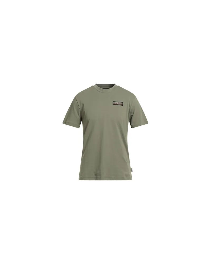 Napapijri TOPS - T-shirtsauf YOOX.COM Militärgrün